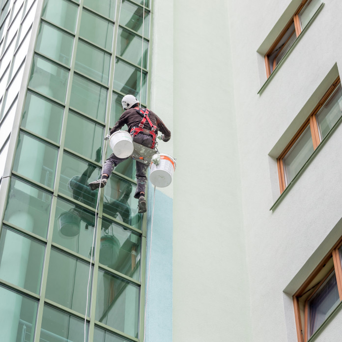 VKM Pintores · Trabajos Verticales en Fachadas de Edificios / Viviendas Almuniente