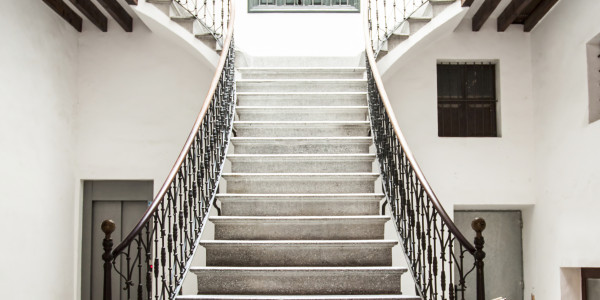 Rehabilitación y Restauración de Fachadas Belver de Cinca · Pintado de Escaleras, Patios Interiores, Patios de Luces, Ascensores